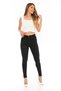 Super Skinny Jeans Pants No Fade Black Jeans Gatherer - 5