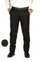 My Friend Men's Classic Relaxed Fit Black Fabric Trousers