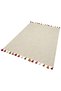 Moroccan 9003 Beige Colored Tasseled Bohomian and Modern Kilim - 5