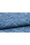 Moroccan 9007 Blue Colored Wicker Look Modern Rug with Blue Tassels - 4