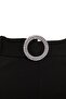 Plus Size Trousers with Flare Cut Black Belt - Tbbaw23Ar00001 - 7