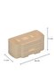 Makeup Organizer And Cosmetic Storage Box Organizer Set of 2 Cream - 4