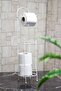 Wrought Iron WC Toilet Paper Holder White