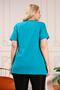 Large Size Organic Cotton Side Slit Lycra Comfort Model Short Sleeve Sports And Casual T-shirt - 6