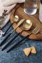Elite Matte Gold Black Fork Spoon Knife Set 18 Pieces for 6 People (Eat) - 2