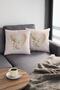 43x43cm Beige Decorative Double Sided Thai Feather Upholstery Premium Fabric Heart Pillow Case Krl561 - 3