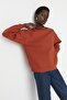 Tile Thick Inside Fleece Half Turtleneck Relaxed/Casual Fit Knitted Sweatshirt Twoaw20Sw0584 - 8