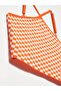 10185 Front Cross Strap Tank Top-orange - 4