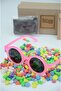 Round Powder Pink Color Trend Children's Sunglasses