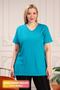 Large Size Organic Cotton Side Slit Lycra Comfort Model Short Sleeve Sports And Casual T-shirt