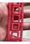 Chain Ribbon Design Decorative Ethnic Pattern Red Ribbon 1 Meter Width 3 Cm - 2