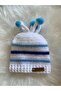 Girl's Boy's Clown Pom-Pom Smiling Face Beanie - 3