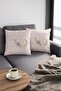 43x43cm Beige Thai Feather Upholstery Premium Fabric Decorative Double Sided Infinity Throw Pillow Cover Krl560 - 3