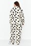 Ecru Hearted Shirt Collar Woven Pajamas Set Tbbaw23Ai00030 - 5