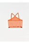 10185 Front Cross Strap Tank Top-orange - 3