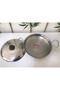 Hair Roasting Pan with Lid, Stainless Chrome Roasting Pan 30 Cm - 3