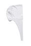 4 Pieces Hijab Bonnet Laced Lycra White - 2