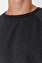 Antrasit Oversize/Geniş Kesim Fit İçi Polar/Sıcak Tutan Sweatshirt TMNAW23SW00190 - 9