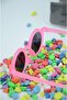Round Powder Pink Color Trend Children's Sunglasses - 3
