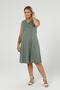 Sleeveless Cotton Combed Cotton Mother Dress - 5
