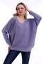 V-Neck Oversize Sweater - 2