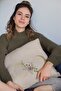 43x43cm Beige Thai Feather Upholstery Premium Fabric Decorative Double Sided Infinity Throw Pillow Cover Krl560 - 4