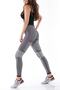 Running Power Fit High Waist Seamless Sports Leggings - 8