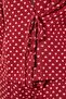 Bordo Kalpli Bağlama Detaylı Viskon Dokuma Pijama Takımı THMAW22PT0300 - 8