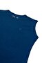 Men's Navy Blue Modal Cotton Crew Neck Sleeveless T-shirt - 3