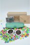 Round Powder Gray Color Trend Children's Sunglasses - 4