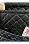 Car Seat Back Organizer / Protector / Organizer + 5 Years Warranty - Blue Stitched Black Quilted - 3