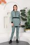 Mint Green Color Women's Hooded Sweatshirt - Jogger Sports Suit Tracksuit - 2