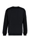 Siyah Regular/Normal Kesim İçi Polar/Sıcak Tutan Sweatshirt TMNAW21SW1208 - 16