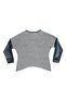 Girl's Gray Melange Blouse - 2