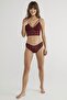 Women's Burgundy Luna Bralet - 5
