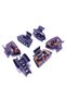 6 Pieces Brown Black Colored Butterfly Peg Buckle Women's Hair Clip - 2