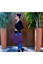 Asymmetric Model Purple Genuine Leather Hand Portfolio Clutch - 2