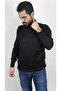 Men's Fine Wool Half Turtleneck Sweater Black