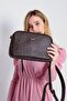 Women's Brown Coffee Hand Shoulder Bag - 2