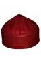 Domed Claret Red Felt Skullcap, Skullcap, Burgundy Skullcap, Felt Skullcap T055