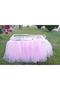 Fluffy Crystal Tutu Tulle Incubator Skirt 30 M2- Pink Color - 4