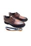 Leather Orthopedic Winter Brown Color Men's Shoes - 4