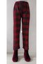 Red Plaid Velvet Pajama Bottoms New Season