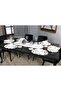 RUNNER LISA EMBROIDERED LINEN EFFECT (GOLD) - 3