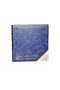 20 Sheets (40 PAGES) Adhesive Blue Leather Cloth Album