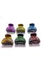 6 Pieces of Assorted Colorful Small Size Curtain Clips Buckle Women's Hair Clips - 2
