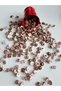 Gold Cherry Button with Metallized Feet 11.5 mm (20Pcs)