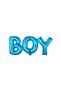 Blue Boy Written Foil Balloon, Boy Birth Room, Gender Party