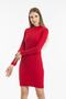 Women's Half Turtleneck Camisole Mini Dress - 4