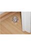 Metal Door Floor Bumper 3.5 cm Stopper Transparent 2 Pack